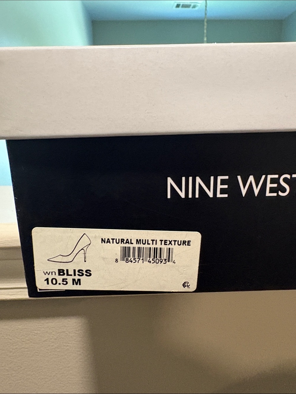 Nine West Bliss Pump in Natural Multi-Texture